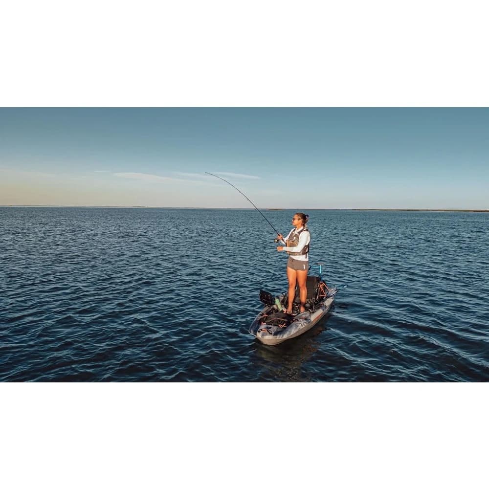 Kayak da Pesca Impermeabile con Pagaia e Sedile, Canoa Sportiva per Adulti