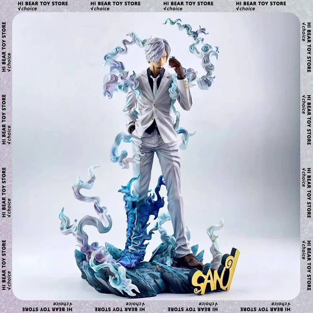 Anime One Piece Figure Sanji Figure Fumatori Sanji Figurine Statua 28 cm Collezione in PVC Modello Decorazione Bambola Giocattoli per bambini Regali