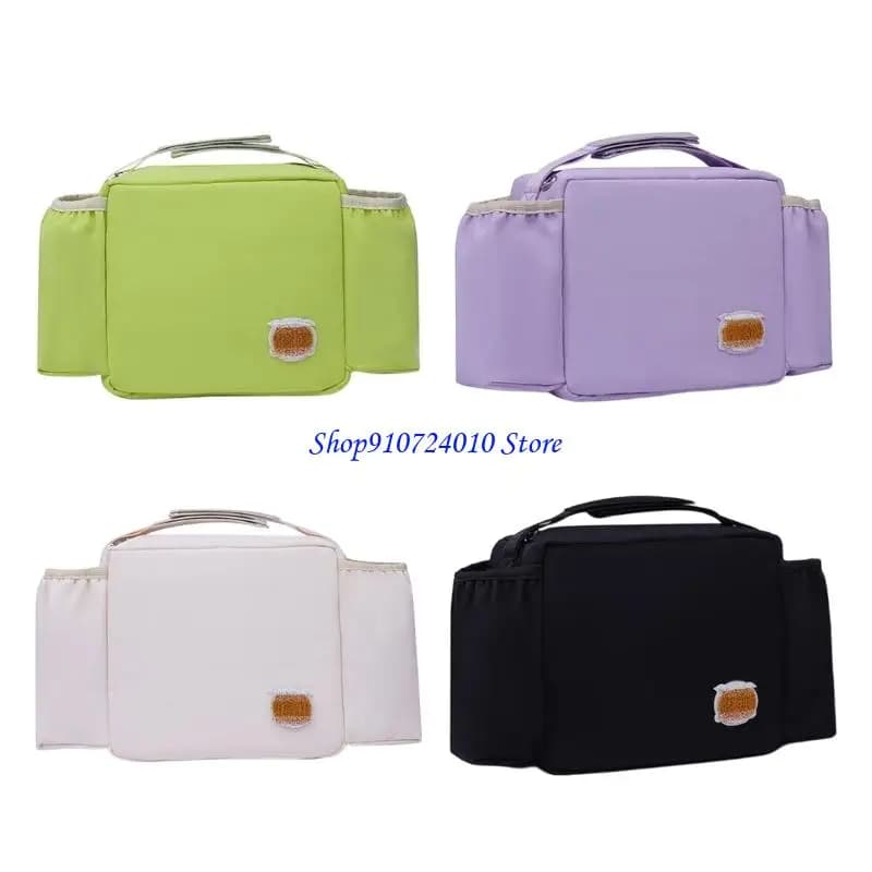 Custodia per borsa da appendere per pannolini in tessuto impermeabile 77HD con cinturino per passeggino portatile