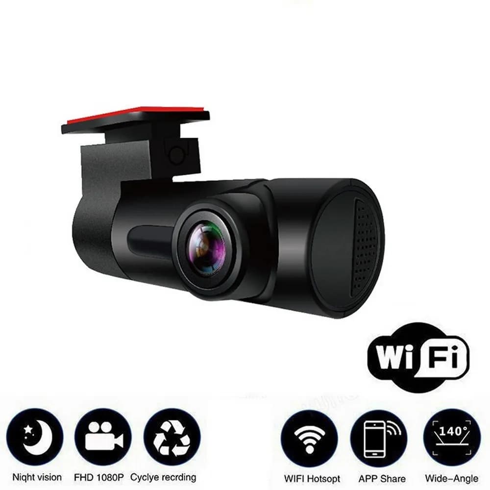 Mini Telecamera DVR per Auto, Dash Cam WiFi, Registratore Video 1080P HD, Visione Notturna, Monitoraggio Parcheggio, Dash Cam WiFi 70mai