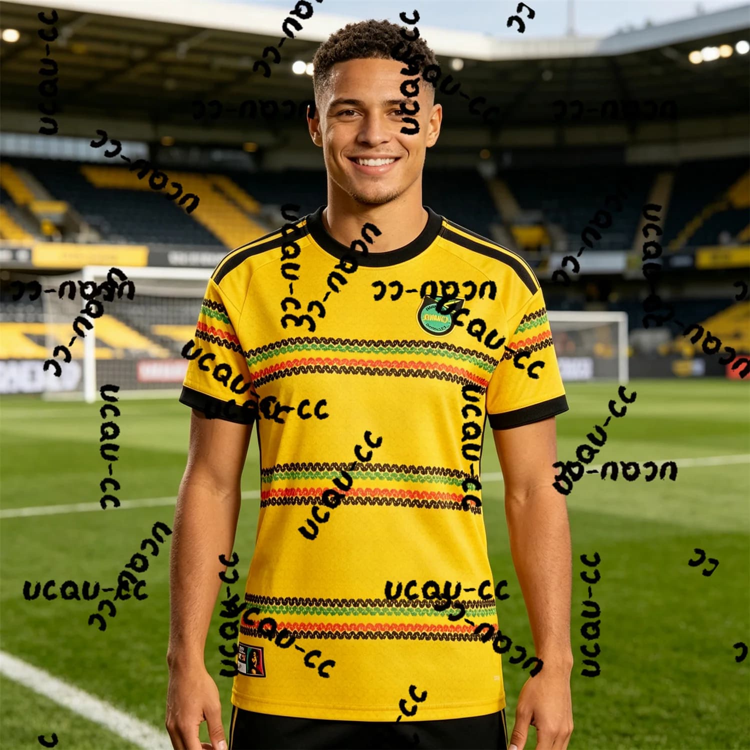 Maglia da uomo Giamaica 2026, T-shirt da calcio, Edizione speciale Bob Marley, Abbigliamento sportivo per tifosi, Abbigliamento atletico casual
