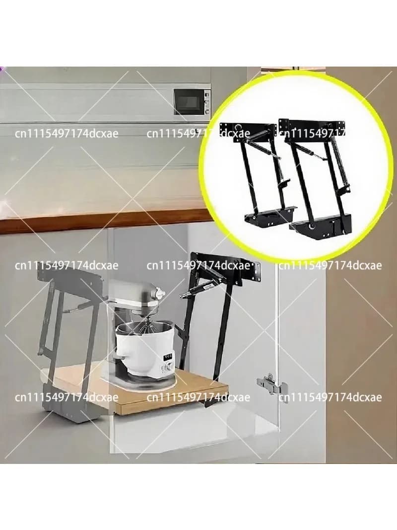 Hydraulic Buffer Hidden Support Bracket, Up-down Lift Stand for Kitchen Blender and Coffee Machine