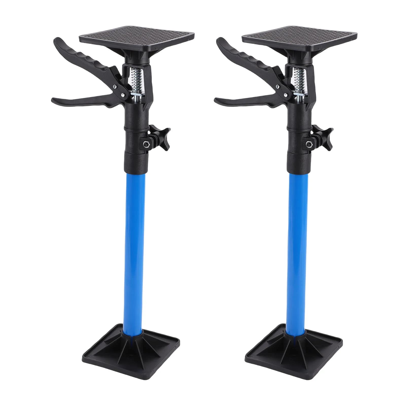 Armadietto da 2 pezzi 50-115 cm telescopico 40 kg portante grande palo di supporto antiscivolo per installazione di armadietti