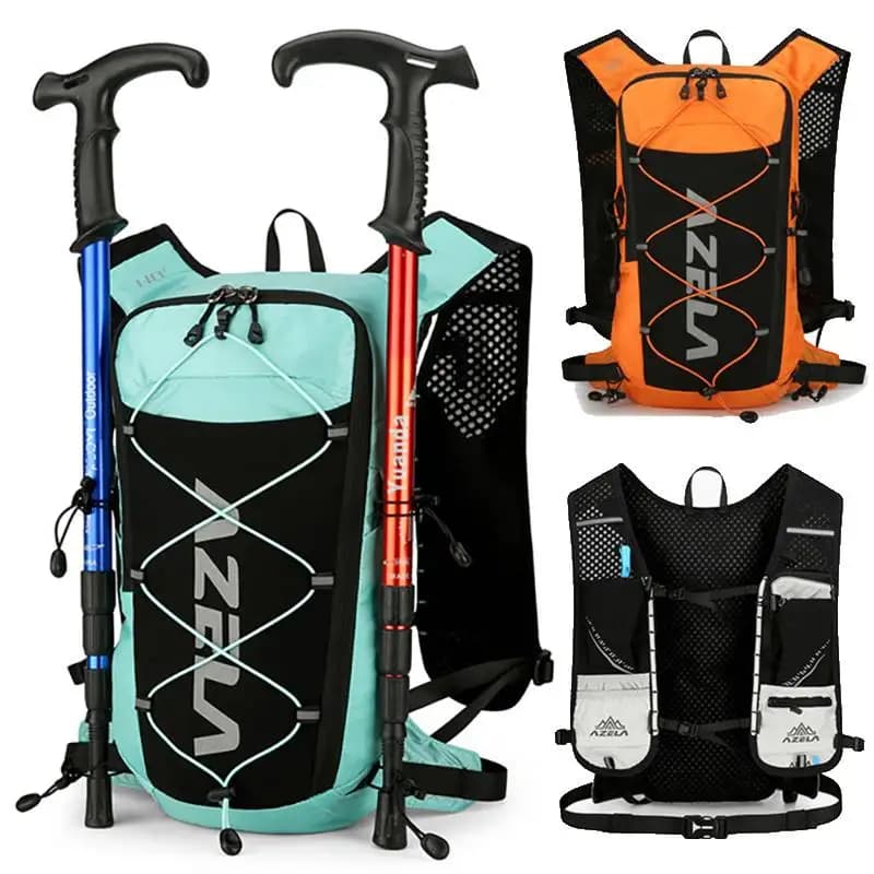 Running backpack with moisturizing vest Outdoor Trail Hiking Cycling Ultra-light backpack Water bottle backpack breathable for marathon