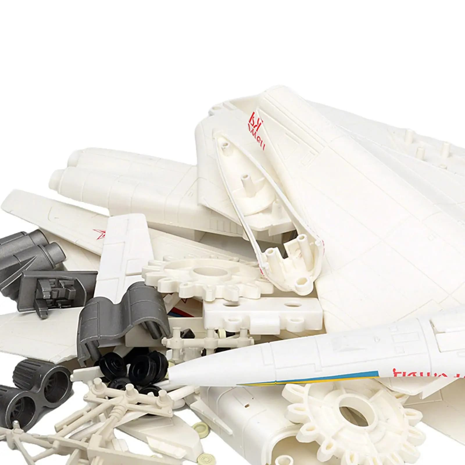 Modellino in Scala 1/100 dell'Aereo da Caccia Russo Tu-160, Kit di Montaggio per Collezionisti e Decorazione Camera da Letto