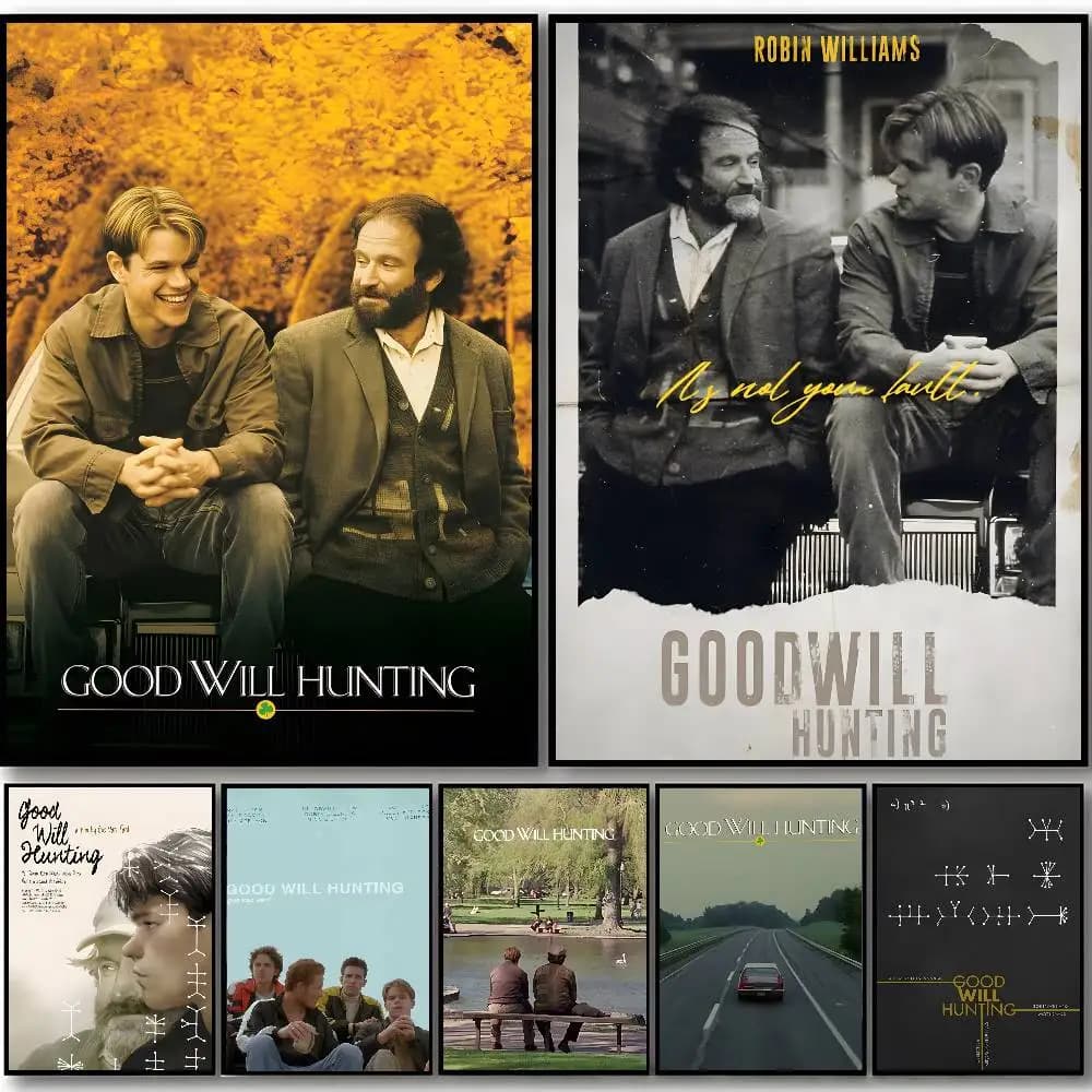 Il film Sticky Good Will Hunting Poster Gli adesivi autoadesivi sono adatti a qualsiasi superficie della parete impermeabile a prova di umidità