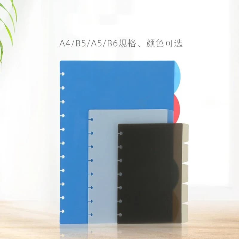 Fromthenon Fungo Hole Notebook Index Divisori A4 A5 Planner a fogli mobili T Puncher Accessori per ufficio Segnalibro Pagina indice