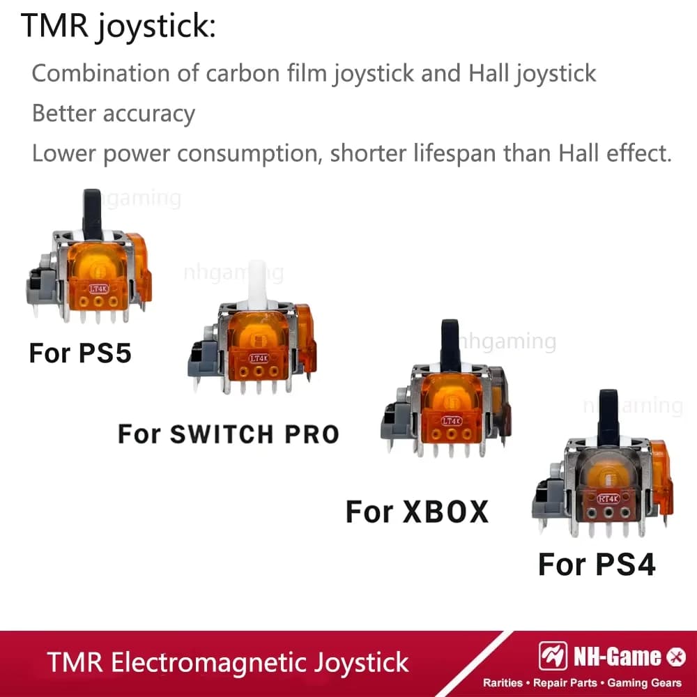 50PCS/100PCS TMR Electromagnetic Joystick For PS5 Controller 3D Analog Stick Rocker Sensor Module For PS4 For Xbox Series X/S