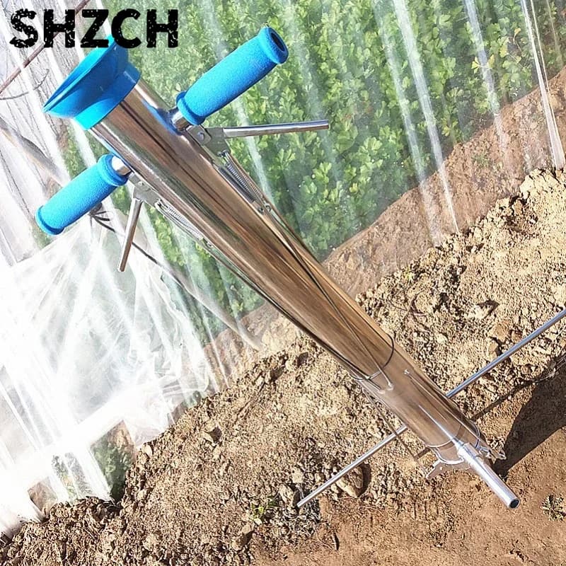 Garden Seedler Transplanter Manual Seeder for Planting Vegetables Seedling Planter Tool Hheld Garden Efficiency Device