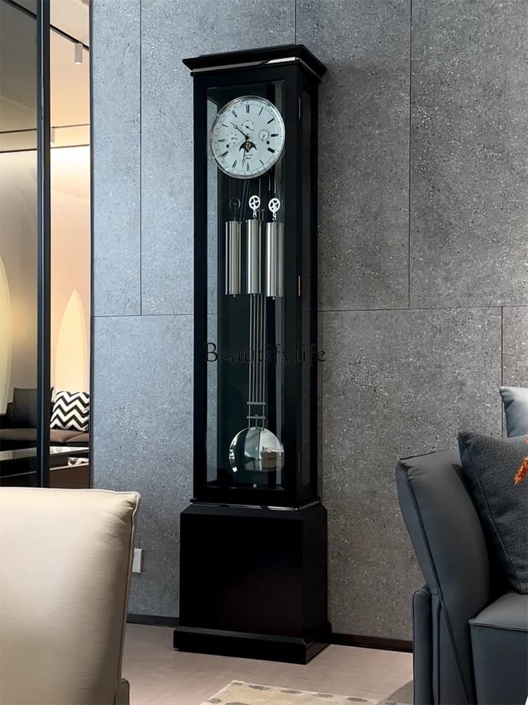-* Orologio da pavimento per soggiorno moderno semplice moda leggero lusso grande orologio nuovo pendolo verticale creativo cinese Germania Helmler