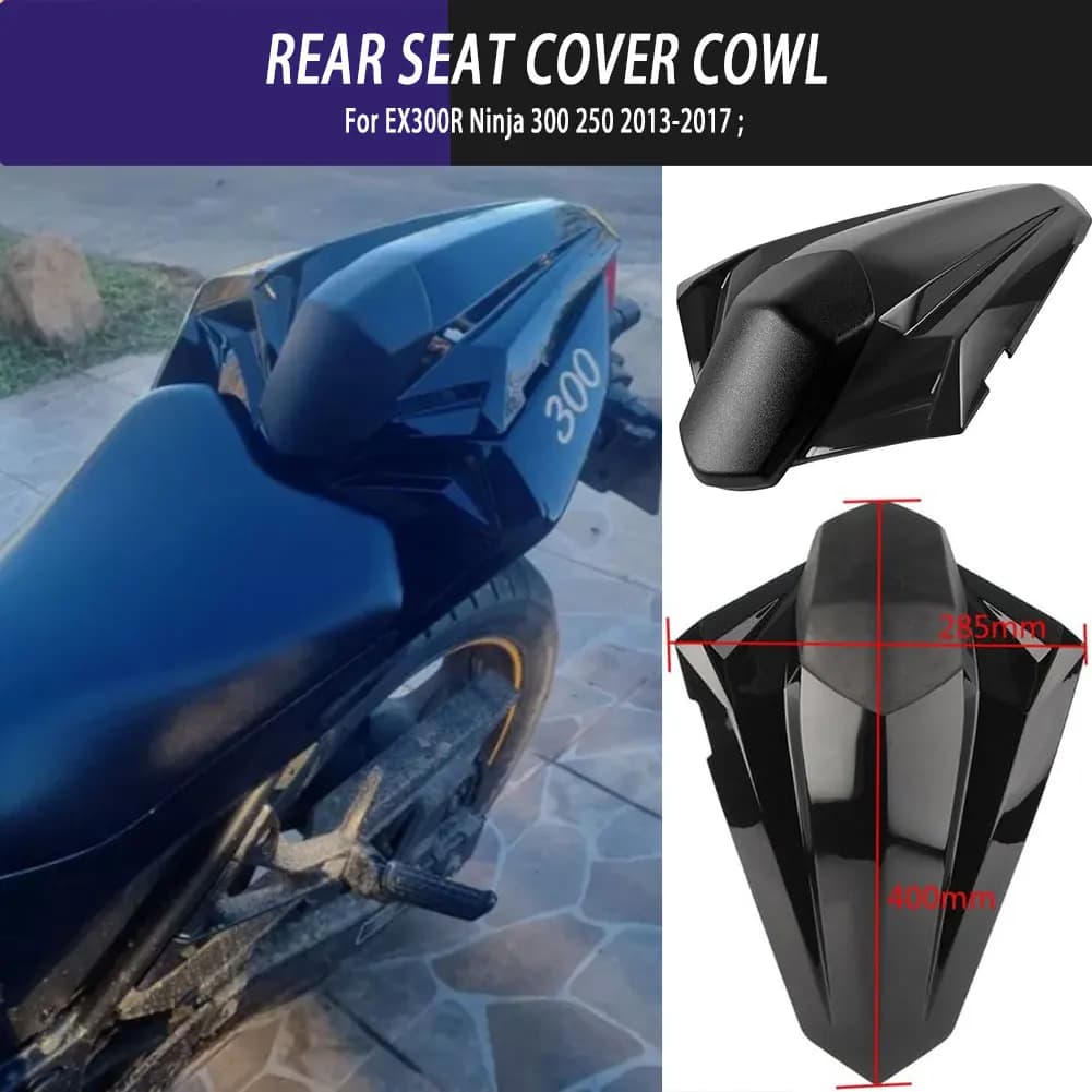 Parti modificate del motociclo Copertura posteriore Sedile posteriore Carena Cowl per Kawasaki EX300R Ninja 300 250 2013 2014 15 2016 2017 Moto