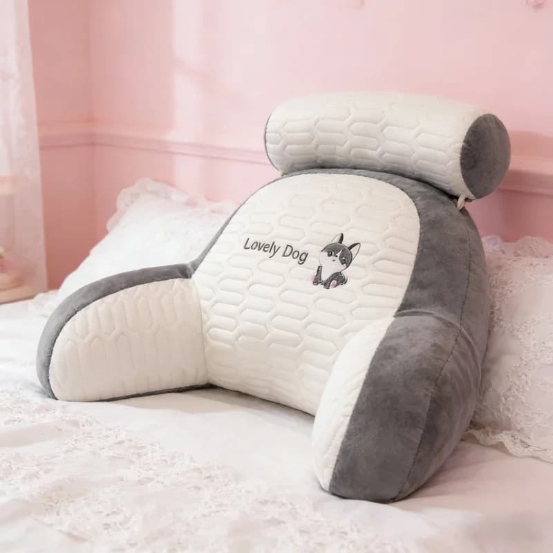Cuscino di Supporto per Testiera del Letto, Schienale Grande in Lattice, Comodo per Lettura, Telefono, Giochi, Uso Quotidiano Domestico