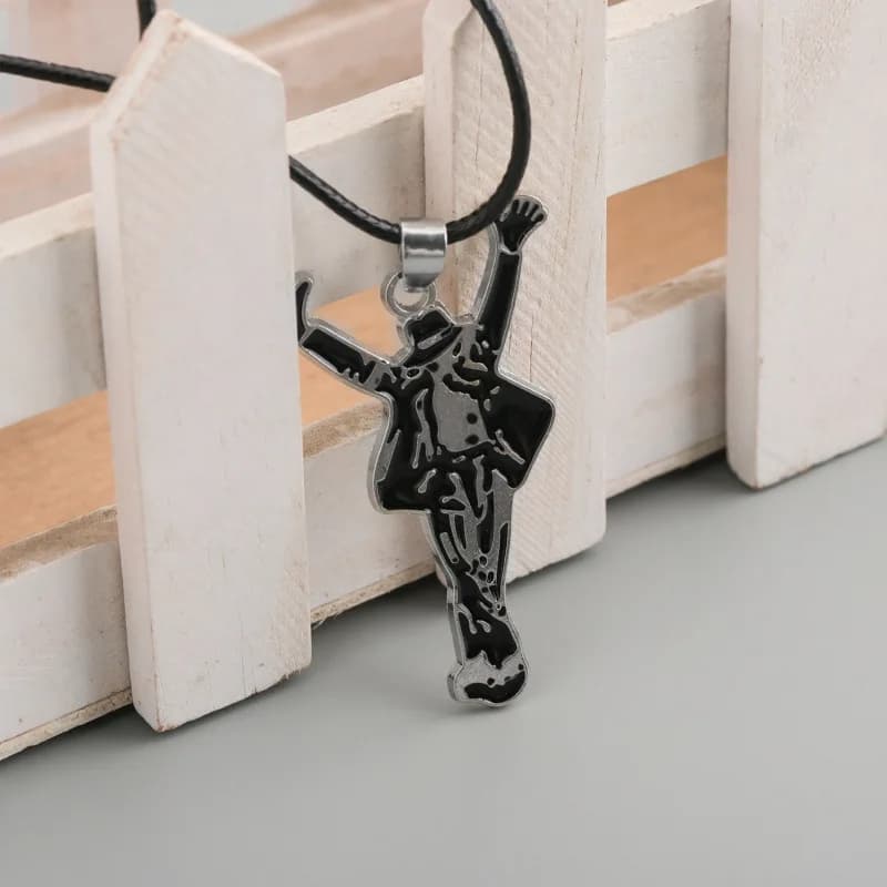 Pop Dance King Michael Jackson Themed Jewelry Stylish Necklace and Bracelet Daily Wear Fashion Accessories for Music Fans