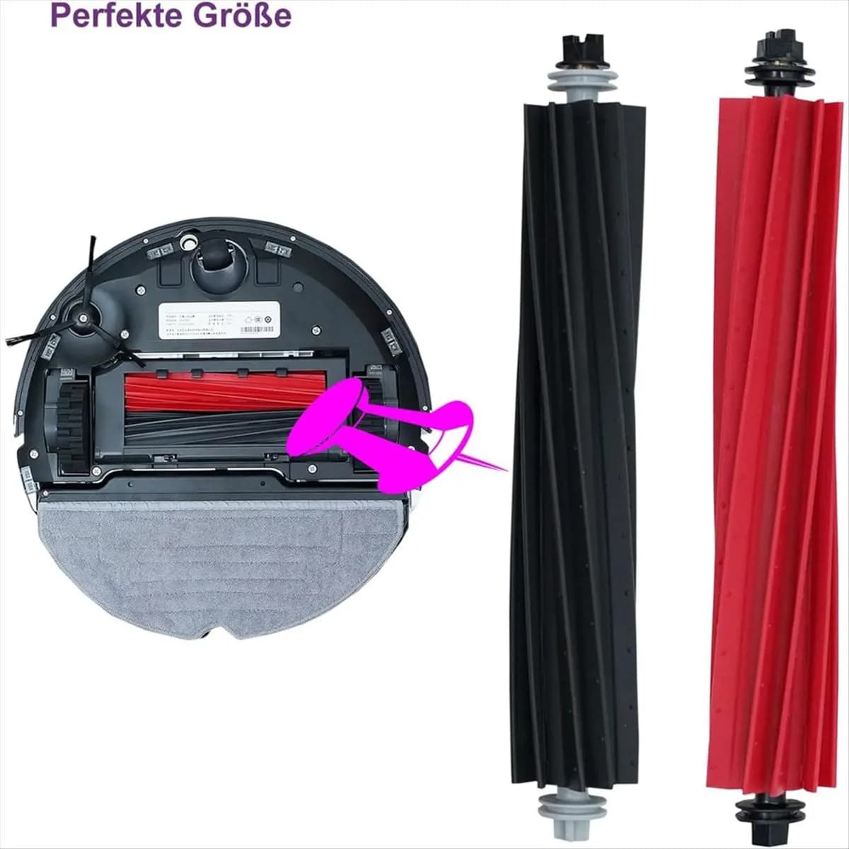 DT858 TO Main Brush Accessories for S8/S8+/S8 Pro Ultra/Q8 Max/Q5 Pro Robot Vacuum Cleaner Parts