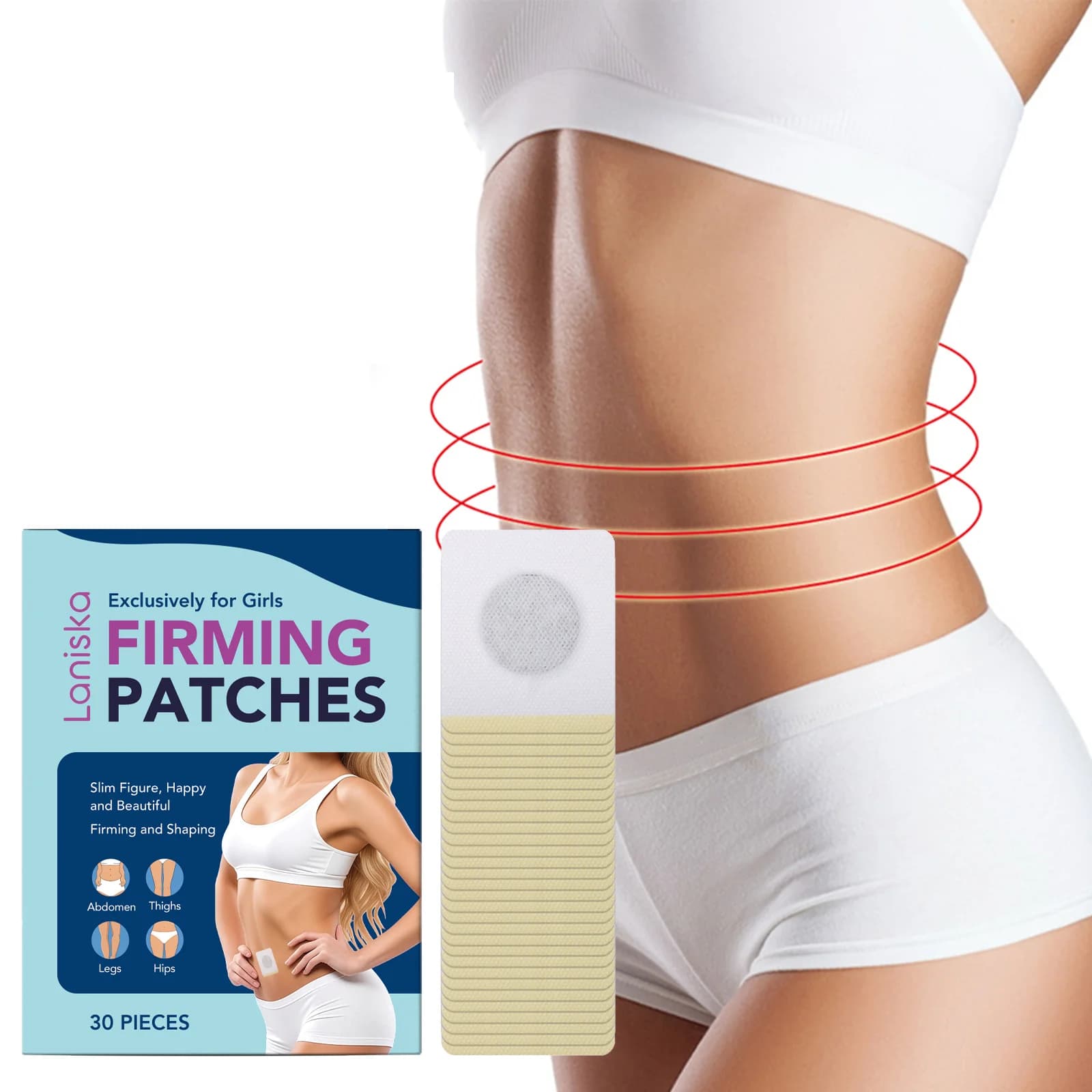 Cerotto per il Controllo del Peso, Rimozione della Cellulite, Modellamento del Corpo, Rassodante, Brucia Grassi, Accelera il Metabolismo, Adesivo Dimagrante per Ombelico