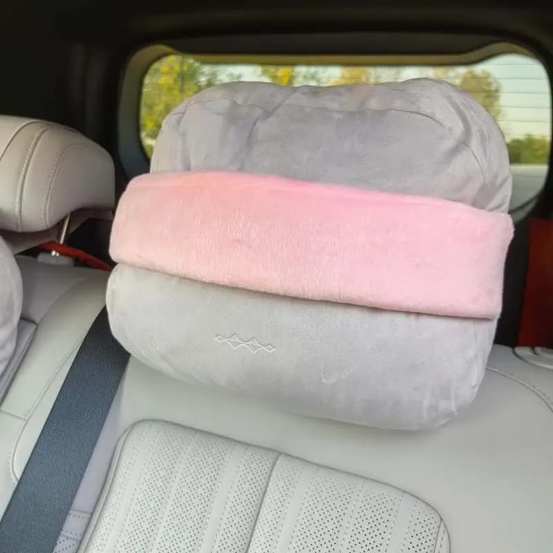 Supporto per la Testa del Bambino in Auto, Cintura di Sicurezza Regolabile, Posizionatore per il Sonno, Cuscini di Sicurezza per Viaggi