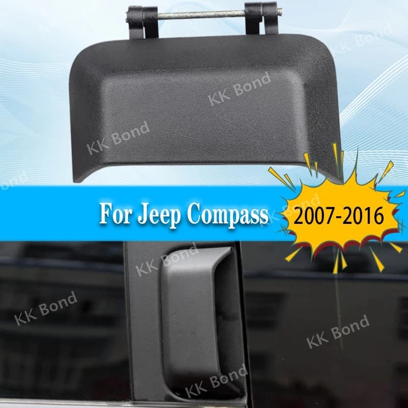 Maniglia esterna per porta posteriore sinistra o destra nera per Jeep Compass 2007-2016 Accessori Maniglia per porta esterna 5115826AF 5115826AE