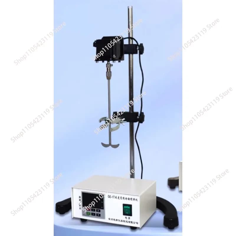 Electric Lab Stirrer 0-3000rpm Liquid Mixing Timing Adjustable Churn Stir Machine Blender Laboratory Overhead Mixer 220V/110V