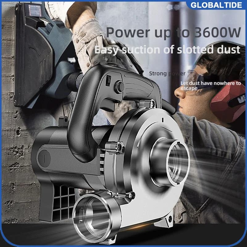 Woodworking Dust Removal High-Power Vacuum Cleaner Industrial Construction Dust Collector Wall Planer Grinder Cloth Bag Blowing