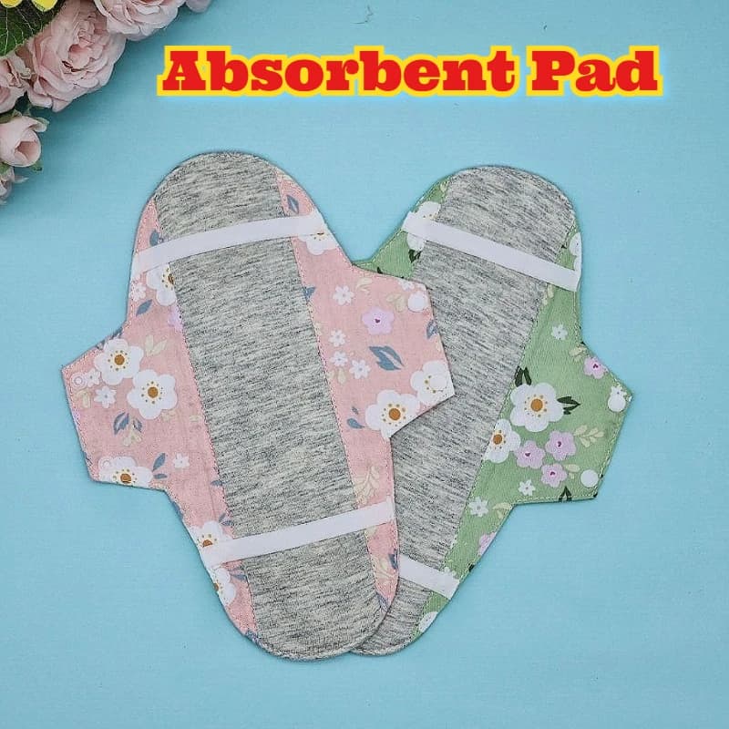 Pantyliner in cotone riutilizzabile 26 cm Cuscinetti per incontinenza lavabili extra lunghi Controllo degli odori Protezione a prova di perdite Biancheria intima confortevole quotidiana