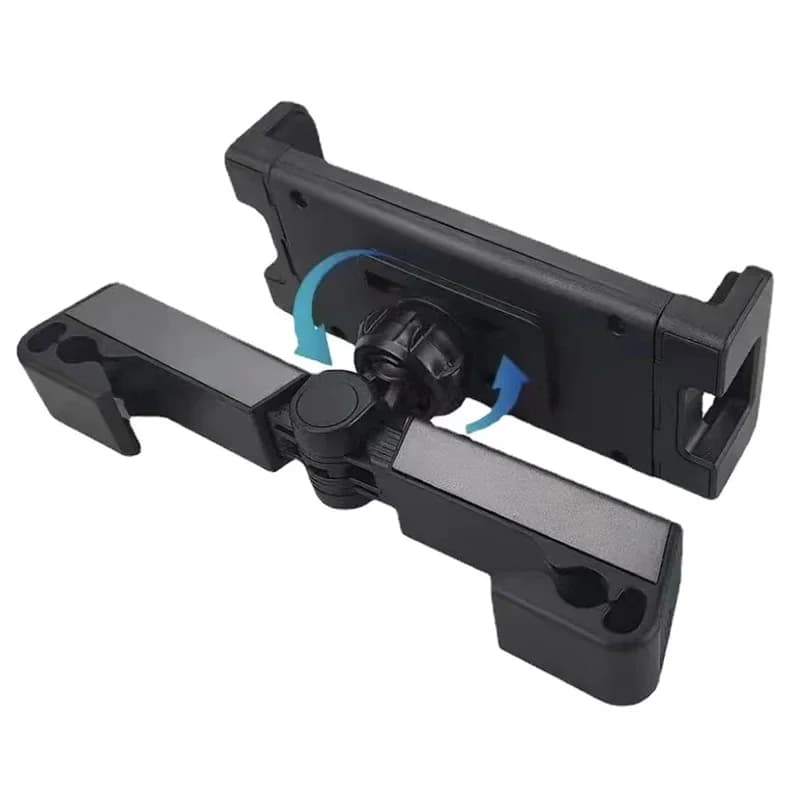 Supporto per telefono per poggiatesta del sedile posteriore dell'auto Supporto per tablet estensibile Staffa di regolazione del cuscino posteriore per iPad da 4,7-12,9 pollici