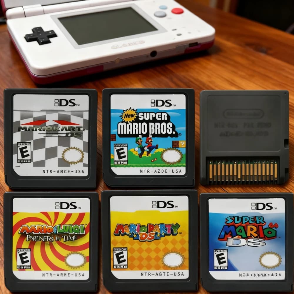 Cartucce di Gioco Serie Mario per DS, Super Mario Bros, Mario Kart, Mario Party per NDSL 2DS 3DS