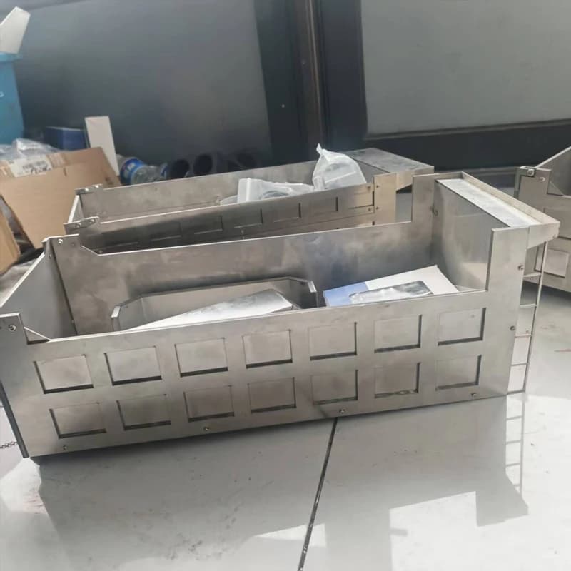 Modello 1/14: Vano di Carico in Acciaio Inossidabile, Compartimento di Carico Rinforzato e Ispessito, Parti Fai-da-Te per Modelli Pesanti