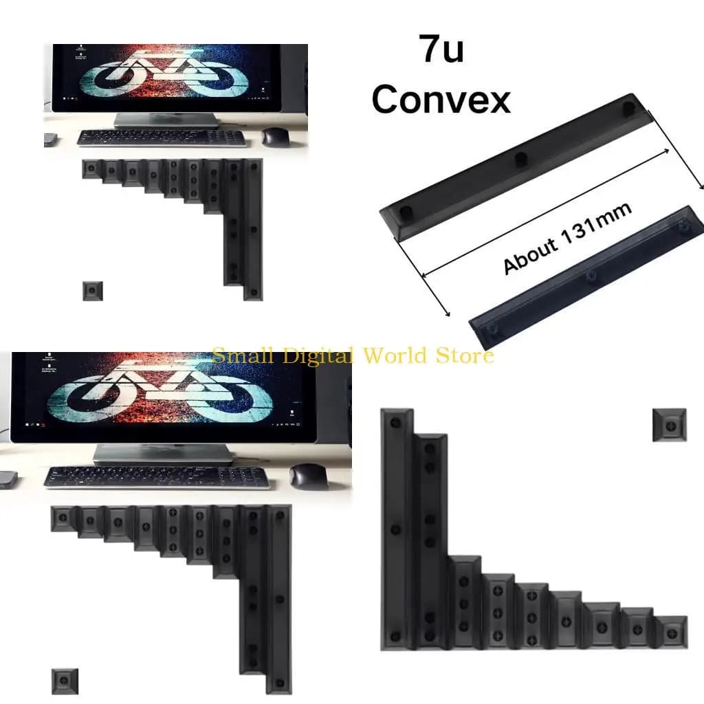 77UB 10 Pz Tastiere Copritasti Vuoti Dsa Pbt Keycap 1U 1.25U 1.5U 1.75U 2U 2.25U 2.75U 6.25U 7U per Tastiere Meccaniche