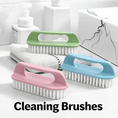 Spazzola per bucato in plastica per uso domestico, spazzola per la pulizia, spazzola multifunzionale a setole rigide per lavabo, spazzola per lavare le scarpe, spazzola per vestiti