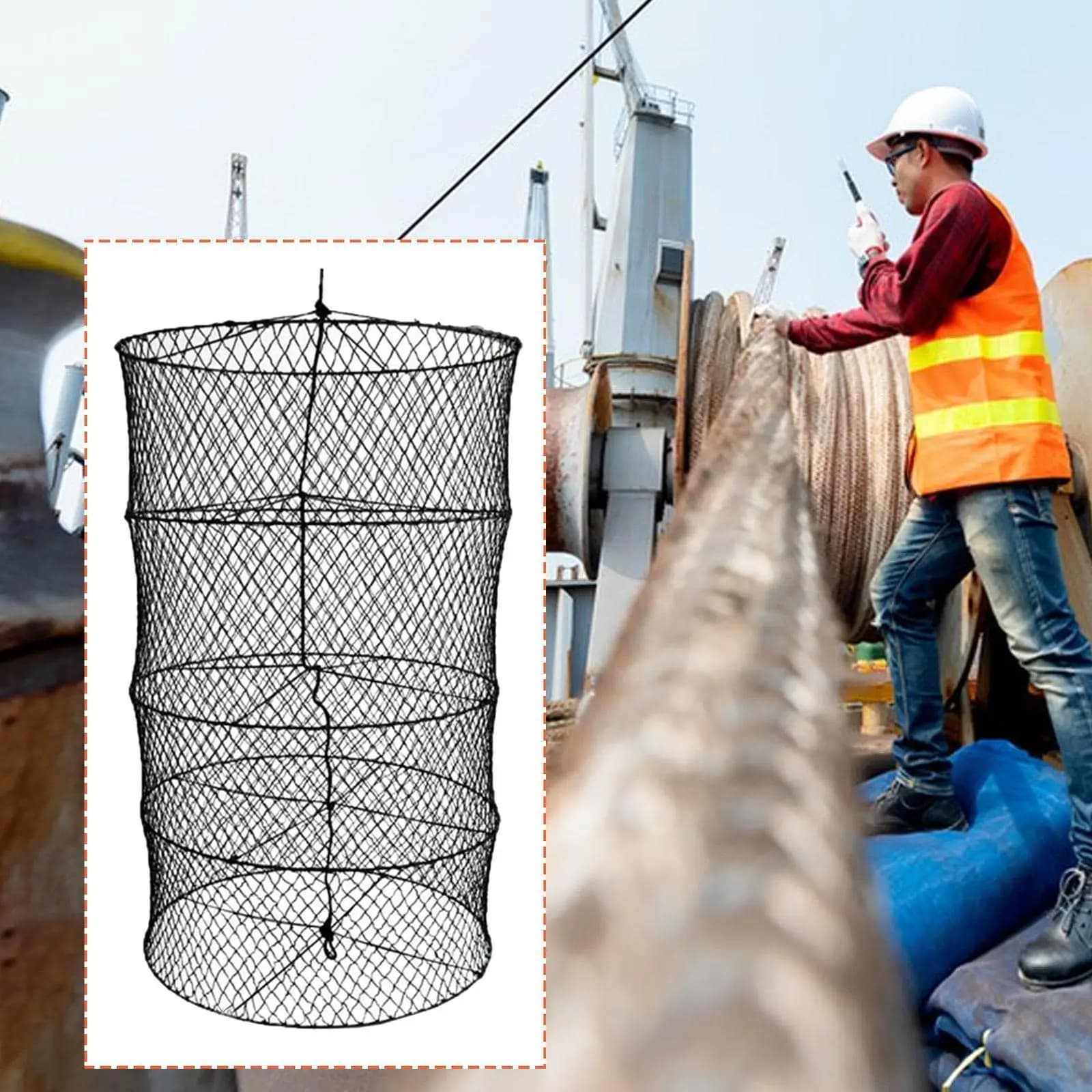 Segnalazione Nautica Diurna Marina, Segnale di Ancoraggio Standard ad Alta Resistenza Nero Grande 60cmx120cm per Barche da Pesca e Yacht