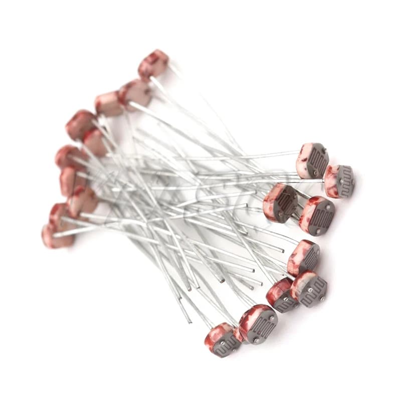 50 Pz/Lot LDR Photo Sensitive Resistance Photoelectric resistance 5528 GL5528 5537 5506 5516 5539 5549 For Arduino