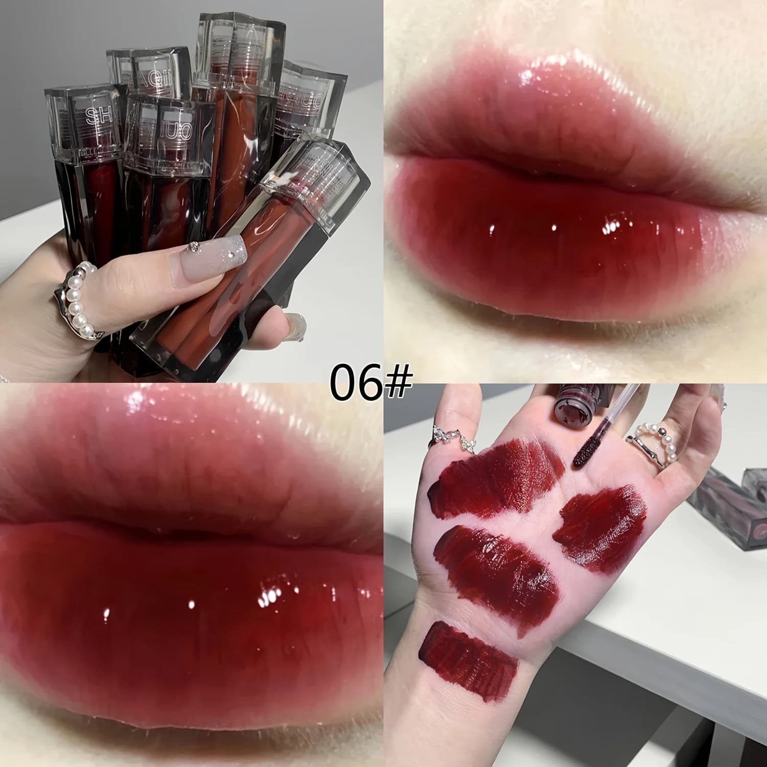 Adorable Mirror Lip Enamel Bear - Long-Term Moisturizing Liquid Lipstick, which does not fade with aqueous texture - Luxurious shiny tibia