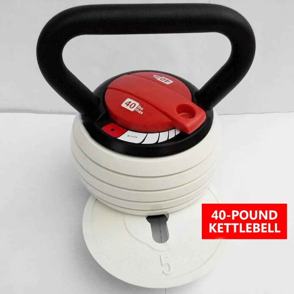40 pounds fitness adjustable metal kettlebell handle for weight plates Kettle for arm strength Manubri with bell handle