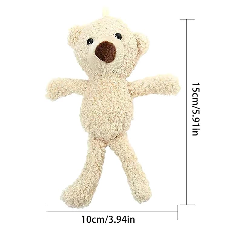 Simpatiche bambole di peluche morbide mini animali portachiavi in peluche decorazioni per la stanza oggetti di scena per la decorazione dell'auto