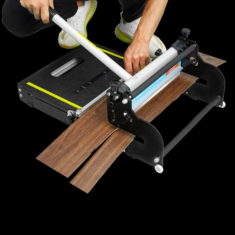 Taglierina Professionale per Pavimenti in Vinile da 13 Pollici, per LVP, LVT, SPC, PVC, VCT, WPC e Plance in Vinile Rigido