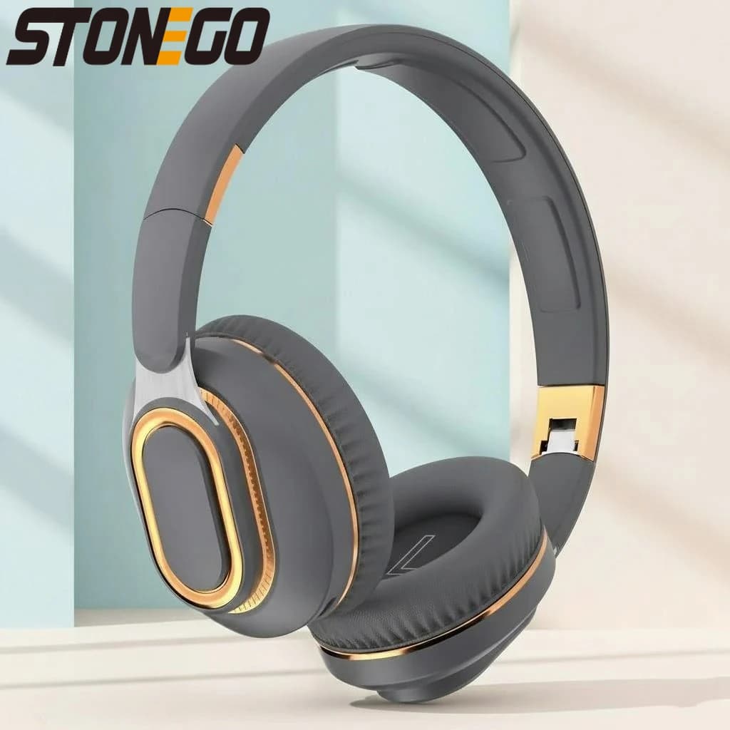 Cuffie da Gaming Wireless con Audio HiFi e Microfono, Esperienza Audio Immersiva per Computer e Musica, Portatili e Senza Fili