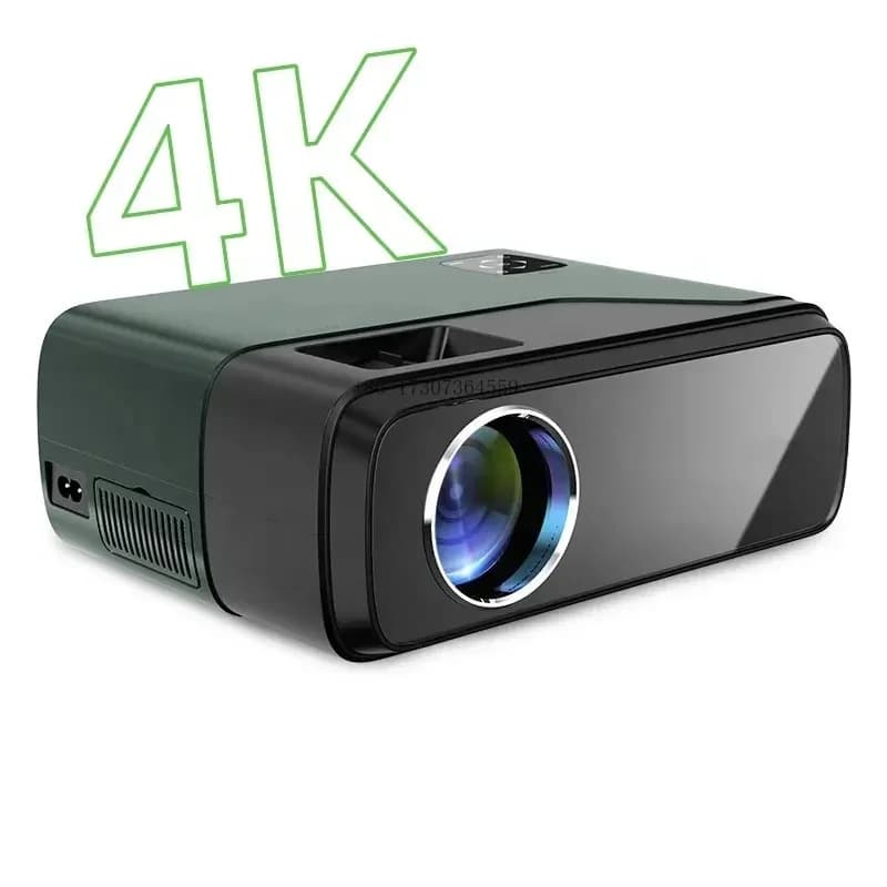 Proiettore Home Theater Auto 4K Mini LCD Proiettori portatili Piccolo proiettore Smart Android 9