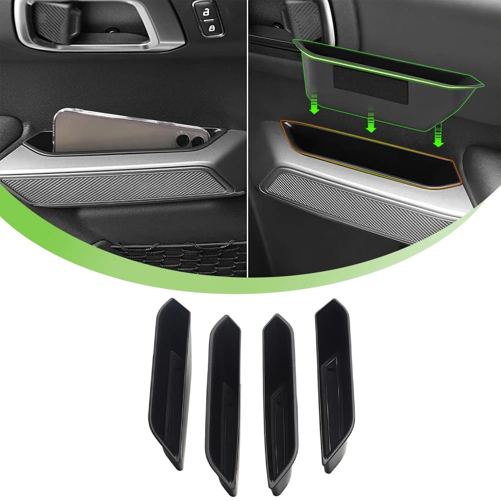 Porta auto Maniglia di Immagazzinaggio Vassoio Scomparto Supporto Del Telefono Organizzatore per Ford Bronco 2021 2022 2023 2/4 Porta Accessorio Interno
