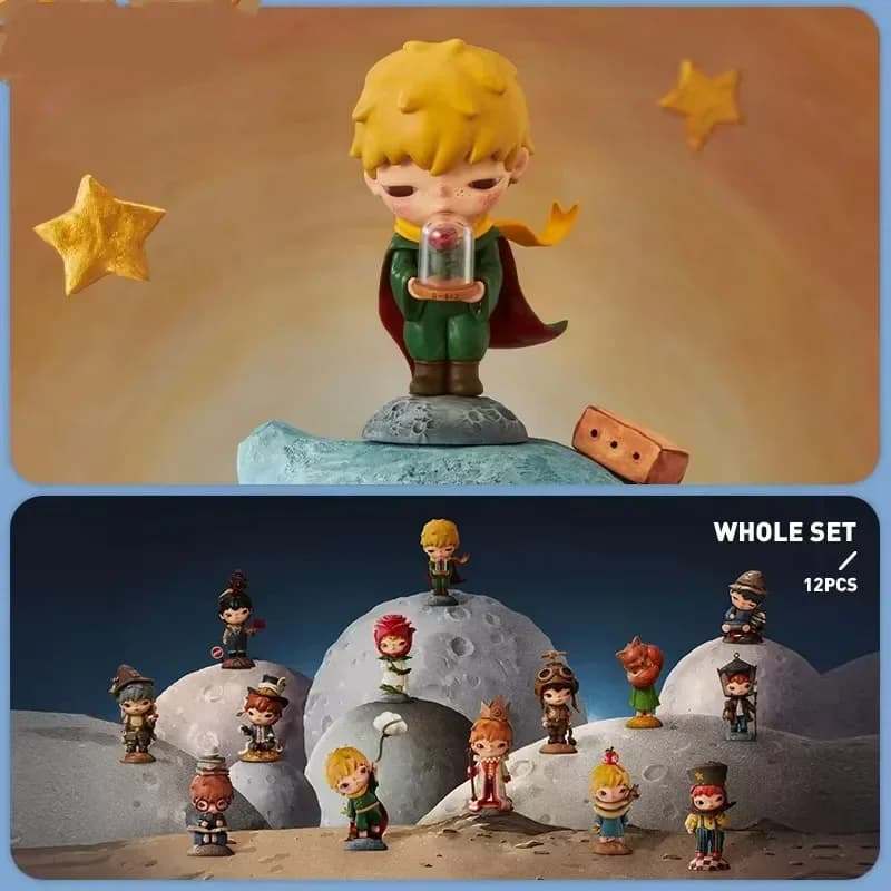POP MART Hirono X Le Petit Prince Series Mystery Blind Box Toys, Mystery Caixa Action Figure Sorpresa, Modello carino, Regalo di compleanno