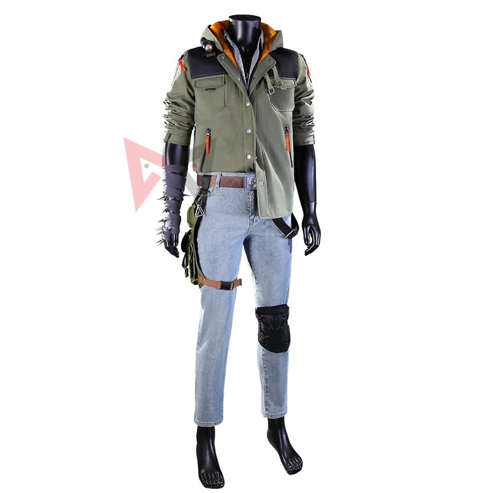 New Dying Light Kyle Crane Costume Cosplay Camicia Pantaloni Cappotto Accessori tra cui scegliere per la festa del gioco Halloween Custom Made