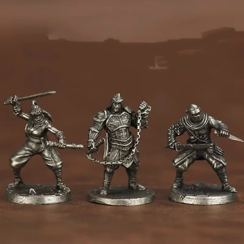 Nuovo Modello in Metallo 2026: Figura di Samurai Giapponese Ninja per Decorazione Interni Auto, Gioco da Tavolo, Wargame, Pezzo di Scacchi