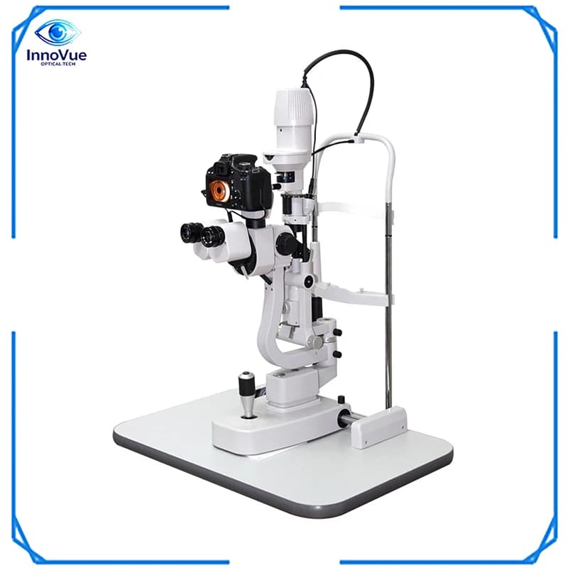 Innovue Microscopio oftalmico Galileo con lampada a fessura per ingrandimenti a 3 fasi e 5 fasi per strumento oftalmico per l'esame oculare