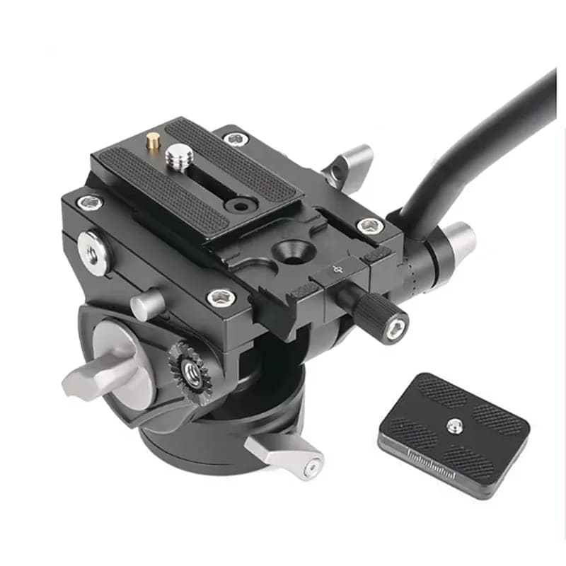 CAVIX Professional Multi Function Light-weight Tripod Hydraulic Fluid Ball Head With Quick Release Plate Damping