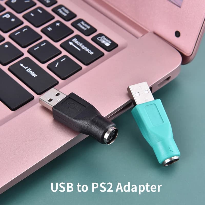 6pin female USB to PS2 Adapter Converter for Laptop Mouse for PC