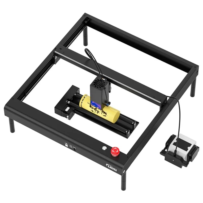 Incisore Laser 20W U20, Macchina per Incisione e Taglio Laser con Design di Protezione per gli Occhi e Pompa ad Aria Assistita