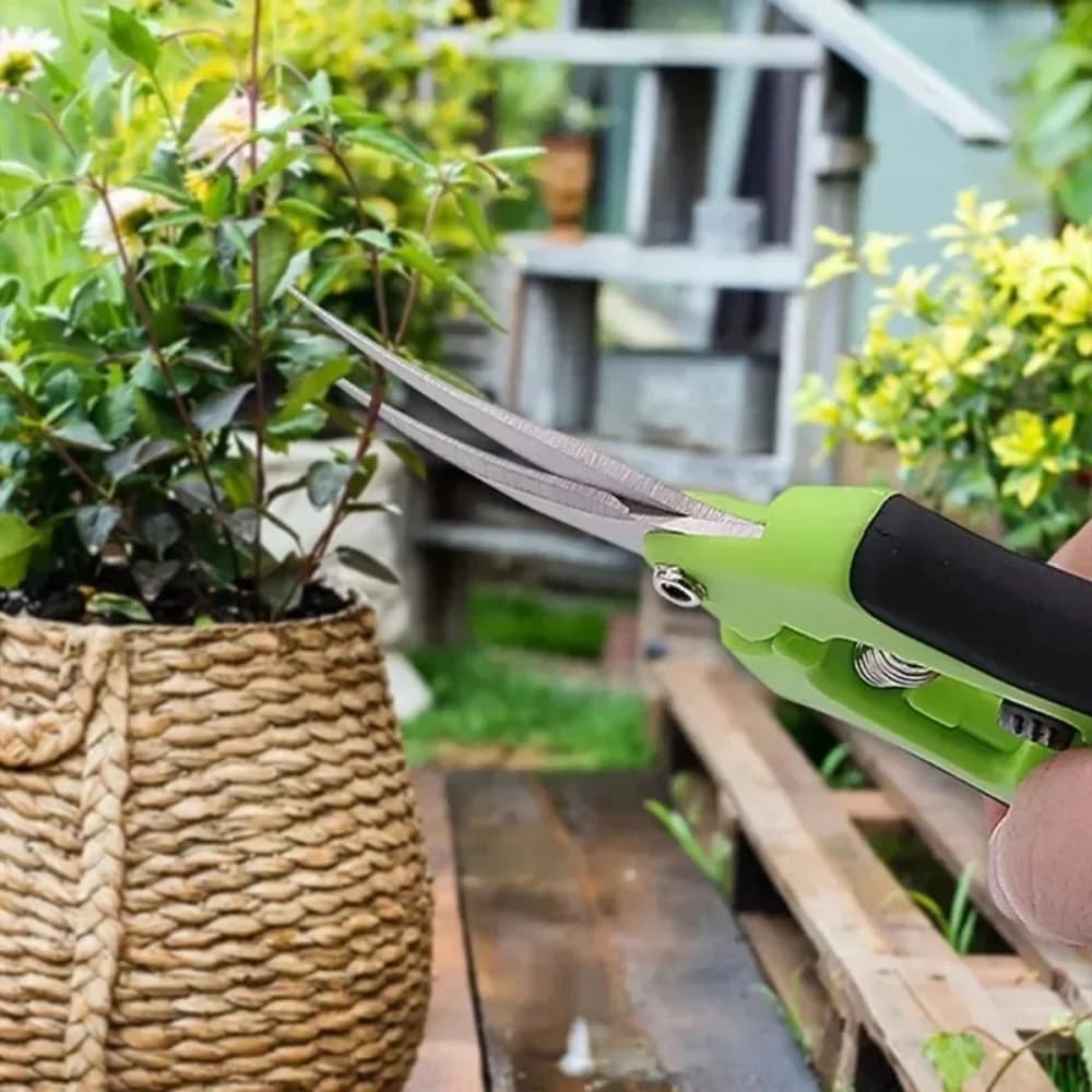 1 set, garden scissors, garden shears, shears for branches of non-slip and save-work flowers, fruit and vegetable shears.