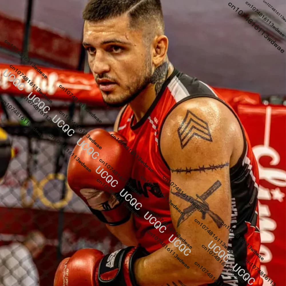 Nuova Maglia da Boxe e Wrestling Askari 2026 per Uomo, T-shirt Sportiva da Combattimento, Asciugatura Rapida, per Palestra e Allenamento all'Aperto