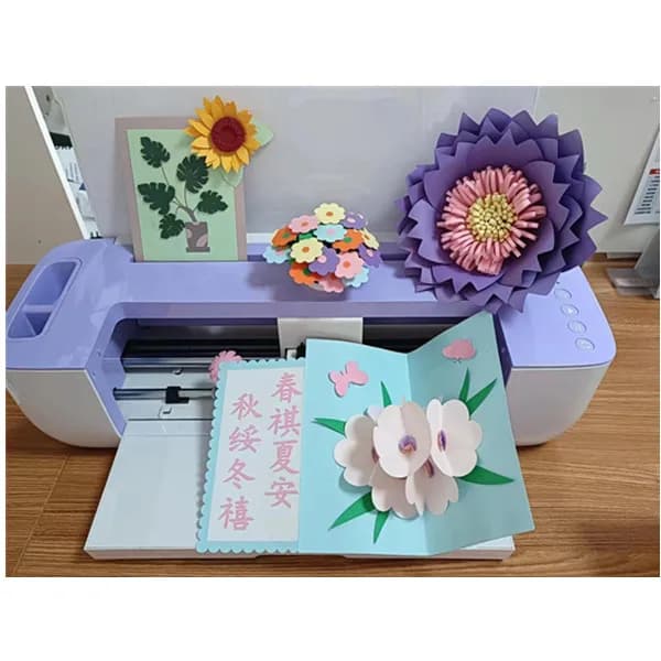Plotter da taglio automatico a doppia lama da 330 mm per vinile, macchina per stampa e taglio di adesivi con contornatura automatica