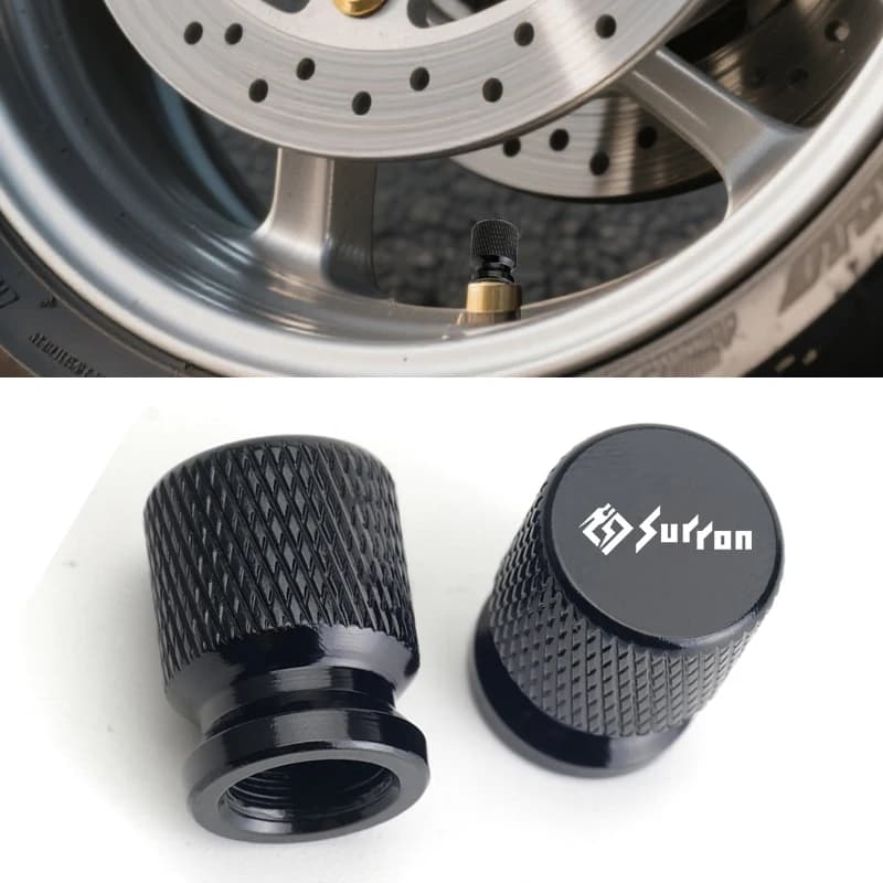 For SURRON 48T 52T 54T 58T 64T Motorcycle Accessories 2PCS Carpets Rubber Valve Airdust Stem Covers Waterproof