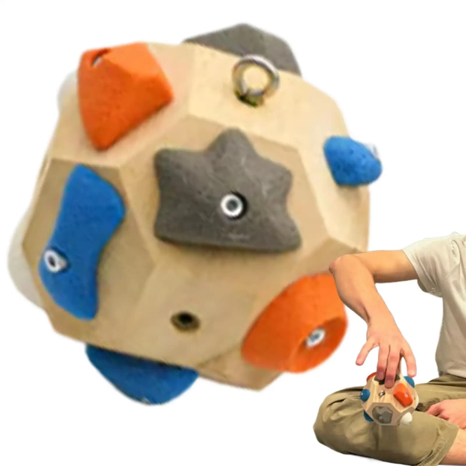 L'arrampicata a blocchi artigianale contiene pietre giganti fatte a mano migliorano la resistenza ornamento di precisione decorazioni per la casa regalo per bambini